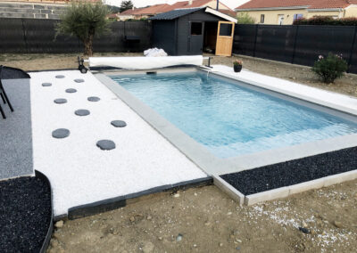 Construction d'une piscine maçonnée à Tarbes
